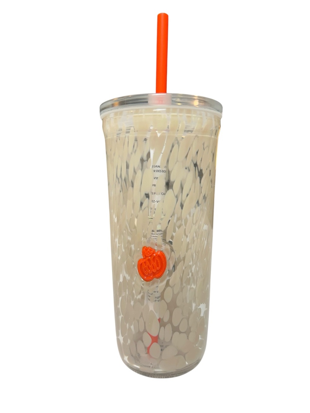 Starbucks 16 oz glass Halloween tumbler